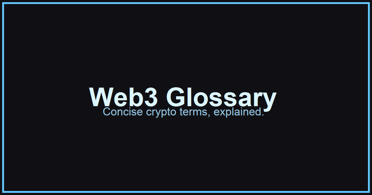 Web3 Glossary - Farcaster Mini Apps